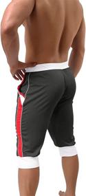 img 2 attached to BIYLACLESEN Running Shorts Sweatpants Athletic Sports & Fitness