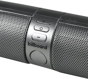 img 3 attached to 🔊 Ощутите погружающий звук с Bluetooth-колонкой Billboard BB784 в стильном металлическом серебристом дизайне