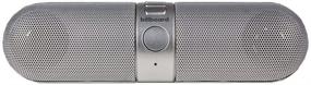img 4 attached to 🔊 Ощутите погружающий звук с Bluetooth-колонкой Billboard BB784 в стильном металлическом серебристом дизайне