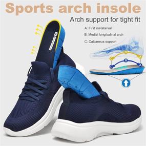 img 3 attached to 👟 Kaopabolo Mesh Fashion Sneakers: Stylish & Comfortable Women's Athletic Shoes for Excellent Support