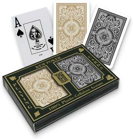 img 1 attached to 🃏 Enhance Your Card Games with KEM Arrow Jumbo Index Playing Cards