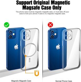 img 3 attached to Premium Magnetic Phone Car Mount for iPhone 12: Ultimate Car Phone Holder with 360° Adjustability and Air Vent Compatibility - iPhone 13/iPhone 12 Pro Mini Pro Max Compatible