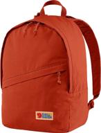 fjallraven vardag backpack cabin red logo