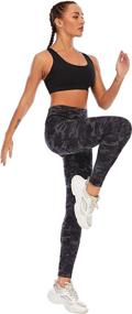 img 1 attached to Fancyskin Compression Stretch Workout Leggings