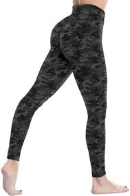 img 4 attached to Fancyskin Compression Stretch Workout Leggings