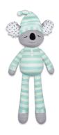 organic farm buddies kozy koala pacifier buddy toy for newborns & infants - hypoallergenic, 100% cotton by apple park logo