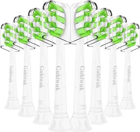 img 4 attached to 🔌 8 Pack Replacement Brush Heads for Philips Sonicare: Compatible with Diamondclean 4100 5100 6100 C2 C3 W2 HX6064 Electric Toothbrushes