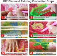 💜 enhance your home décor with diy 5d diamond painting set - purple fairy: full diamond embroidery pictures arts craft 30x30cm logo