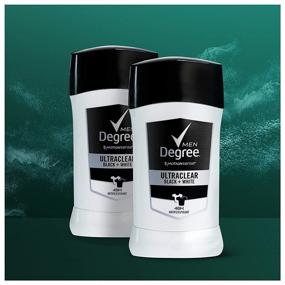 img 1 attached to 👕 Degree Men UltraClear Antiperspirant: Defends Against Deodorant Stains, Black + White Protection, 2.7 oz, 2 Count