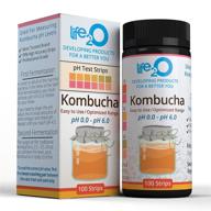 🧪 revolutionary kombucha strips testing fermentation brewing process logo