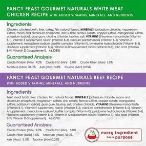 img 1 attached to 🐱 Delicious Purina Fancy Feast Grain Free Gourmet Naturals Pate Wet Cat Food Variety Pack - 12 Count, 3 oz. Cans