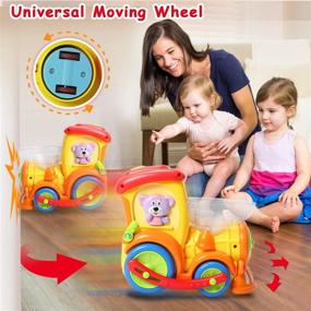 img 1 attached to 🚂 LAGSEAN Baby Toys 12-18 Months - Drop and Go Train - Early Educational Toddler Toys for 1 2 3 4+ Year Old Boys Girls Kids - 6 to 12 Month development - Includes 3 Balls, Light, Talking, Music - Perfect Christmas Birthday Gifts