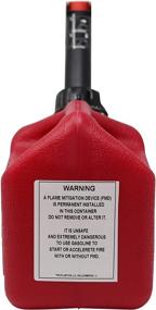img 1 attached to 🔥 Effortlessly Fill Your Tank with GARAGE BOSS GB310 Briggs and Stratton GarageBoss Press 'N Pour 1+ Gallon Gas Can, Red