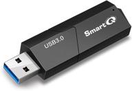 📸 smartq c307 usb 3.0 portable card reader: advanced all-in-one design for sd, sdhc, sdxc, microsd, microsdhc, microsdxc logo