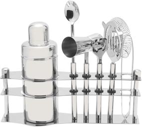 img 4 attached to 6-Piece Stainless Steel Mikasa Stand Set