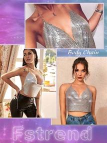 img 2 attached to 💃 Stunning Sequins Blackless Clubwear Accessories: Women's Jewelry by Fstrend