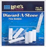 🐠 enhance aquarium circulation with lee's pet products ale12521 6-pack disposable air diffuser for pump, fine logo