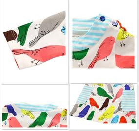 img 2 attached to 👗 Adorable Colorfulbird Toddler Girls' Clothing: Cartoon Applique Leggings