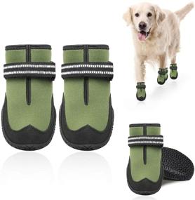 img 4 attached to KEIYALOE Hot Pavement Dogs Boots Protection Waterproof Dogs in Apparel & Accessories