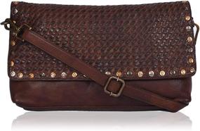 img 4 attached to 👜 Съемные женские сумки и бумажники - кожаные коричневые плечевые сумки