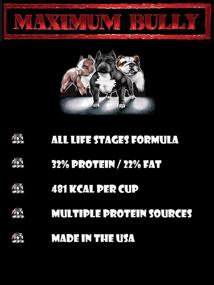 img 1 attached to Elite K9 Nutrition Chicken and Pork Dog Food by Maximum Bully