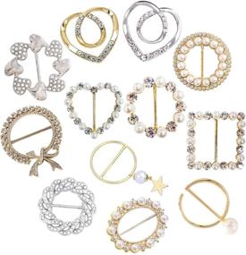 img 4 attached to Rhinestone Clothes Decorative Accessories TXZWJZ