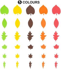 img 1 attached to 🍁 Thanksgiving Foam Stickers Bulk Pack - 540pcs | Adhesive Foam Maple Leaves Stickers | Art Craft Scrapbook Supplies for Thanksgiving Autumn Party Decorations