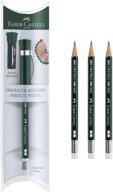 🖊️ набор карандашей faber-castell perfect pencil - castell 9000, 3 заправки, карандаш №2, точилка и удлинитель для карандаша логотип