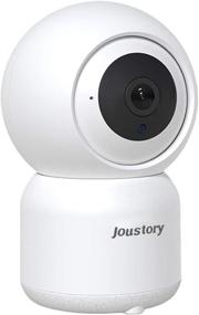 img 4 attached to 📷 Joustory Smart WiFi Indoor Security Camera, Wireless 1080P Pet Nanny Baby Monitor with Pan/Tilt/Zoom, Night Vision, Motion Detection, 2 Way Audio, and 2.4G WiFi