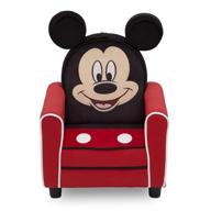 🐭 disney mickey mouse figural upholstered kids chair by delta children logo