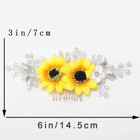 img 3 attached to Jeairts Sunflower Wedding Decorative Accessories