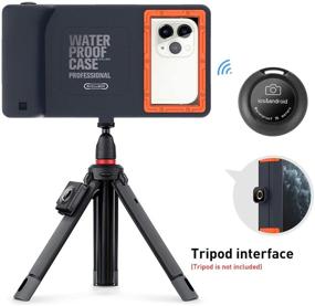 img 1 attached to AICase Waterproof Underwater Photography Housings with Bluetooth Camera Shutter Remote Control for Smartphones – Universal Compatibility