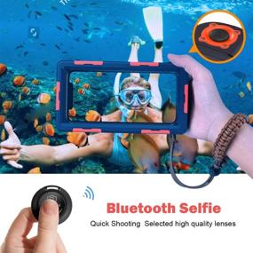 img 3 attached to AICase Waterproof Underwater Photography Housings with Bluetooth Camera Shutter Remote Control for Smartphones – Universal Compatibility