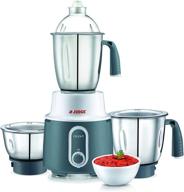 💪 powerful 750 watts motor, stainless steel blades and jars, modern elegant design - judge delight wet/dry 3-jar mixer grinder 110v for usa логотип