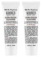 удобный гель для умывания kiehis ultra facial cleanser: набор для путешествий, 2 флакона по 2 унции/60 мл каждый логотип