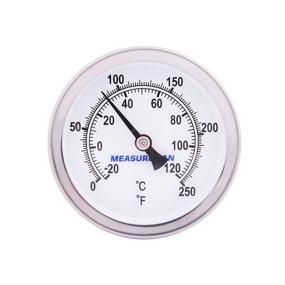 img 3 attached to MEASUREMAN Hot Water Bi-Metal Thermometer: Accurate Adjustable Dial for Range 0-250°F