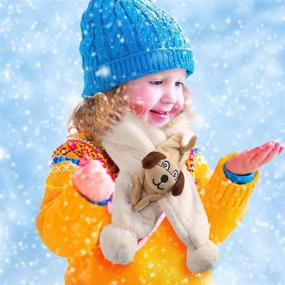 img 3 attached to 🌈 Останься уютной и стильной с теплыми зимними аксессуарами Pieces Warmer Rainbow для девочек