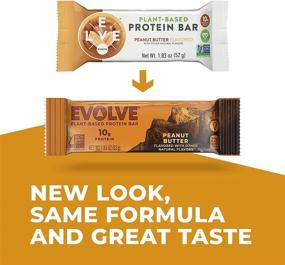 img 2 attached to 🌱 Evolve Plant Based Protein Bar Variety Pack - 3 Flavors, 10g of Vegan Protein, Dairy Free, No Artificial Flavors, Non-GMO, 12 Pack (Packaging May Vary)