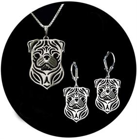 img 3 attached to Pug Sterling Necklace Ginger Lyne