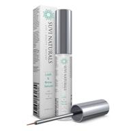 🌱 suvi naturals lash & brow growth serum – enhance length and fullness with natural formula, vitamin e & arginine, 0.17 fl. oz logo