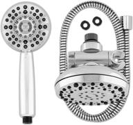 🚿 enhance your shower experience with waterpik dual shower head system - chrome, xht-333e-763e logo