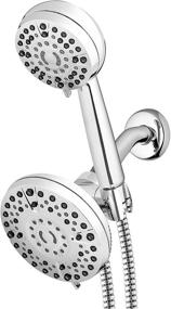 img 3 attached to 🚿 Enhance Your Shower Experience with Waterpik Dual Shower Head System - Chrome, XHT-333E-763E