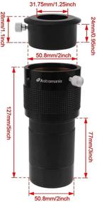 img 1 attached to 🔭 Astromania 2" ED 2X Двойное увеличение телескопической окулярной линзы – улучшите свой опыт наблюдения через телескоп