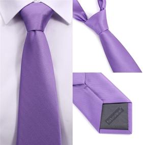 img 2 attached to Fortunatever Formal Necktie Multiple Colors Men's Accessories and Ties, Cummerbunds & Pocket Squares