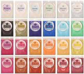 img 4 attached to 🎨 Biutee Mica Powder 24 Colors - High-quality pigments for Slime, Soap Making, Resin Crafts & More