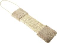 enhance your cat's environment with the classy kitty door scratcher hanging carpet post with sisal logo