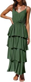 img 4 attached to R Vivimos Womens Summer Spaghetti Layered 👗 Ladies Clothing: Chic and Comfy Fashion for Women