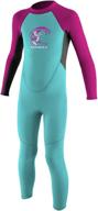 oneill toddler reactor 2 wetsuit graphite logo