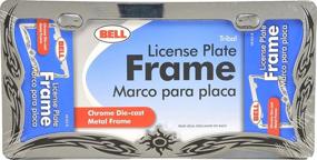 img 1 attached to 🔥 Bell Automotive 22-1-46163-8: Stylish Universal Tribal Design License Plate Frame