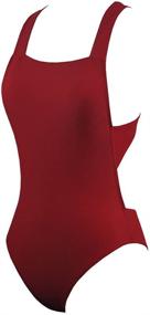 img 2 attached to Lukitty Women's High Cut Backless Swimsuits - Sexy One Piece Bikinis for Flattering Bathing Suits